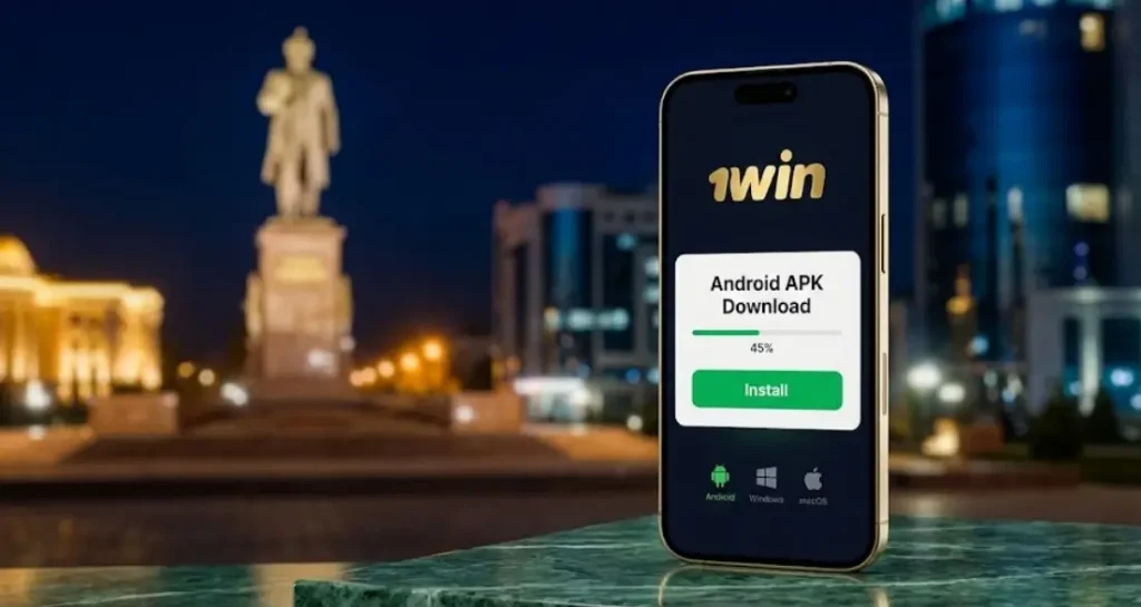 Насби барномаи 1win барои Android, iOS ва Windows