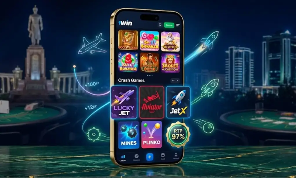 Казино 1win бо 14 000+ слот ва бозиҳои зуд Lucky Jet, Aviator, Jet X
